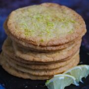 Thin-crispy lemon cookies